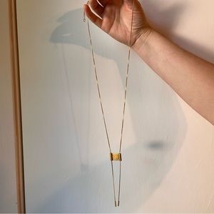 Gold madewell necklace